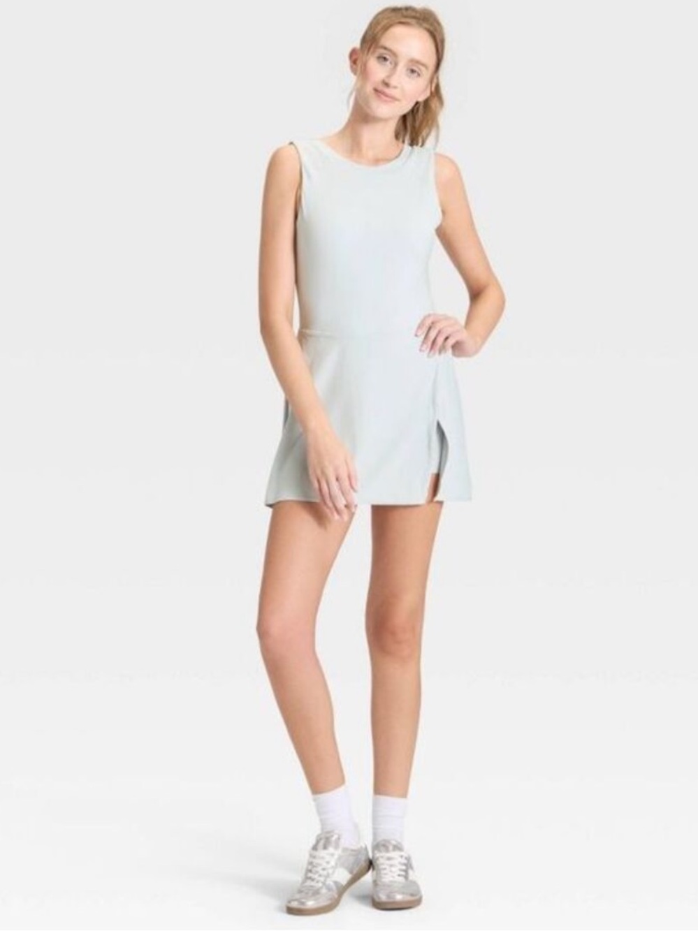 JoyLab Light Grey Active Skort Dress